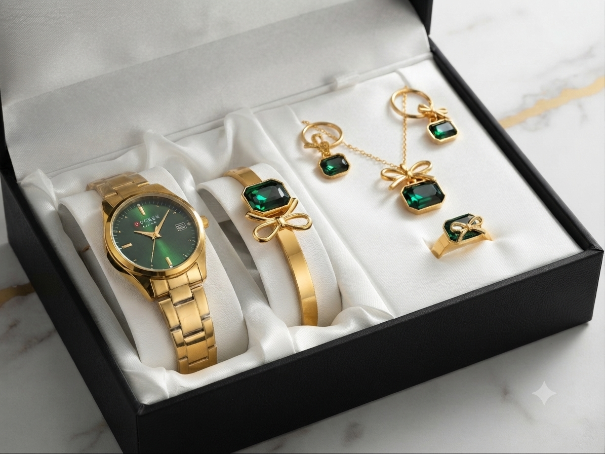 Complet bijoux pour famme plaqué