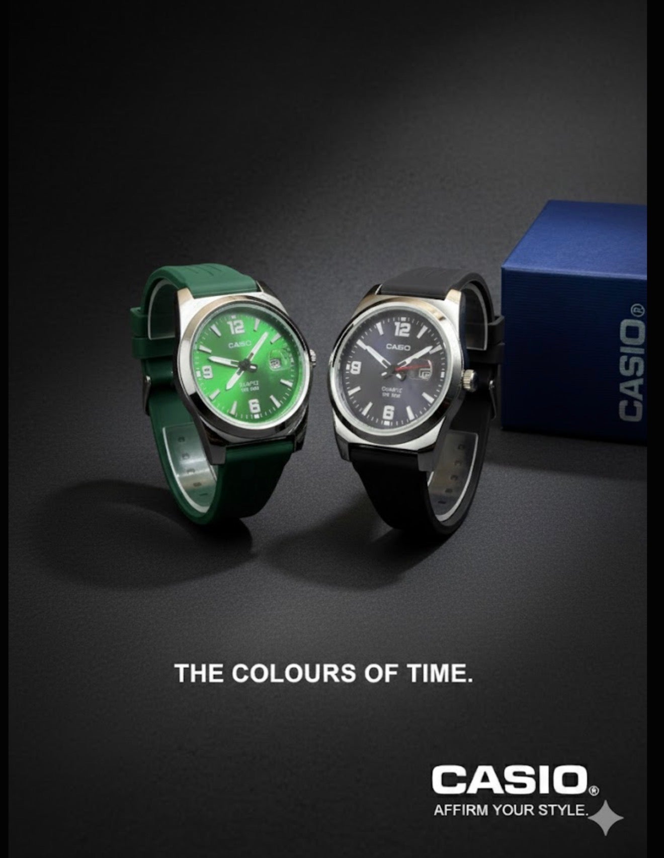 CASIO THE COLOURS OF TIME.